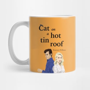 Cat On A Hot Tin Roof Theatre Illustration Mug